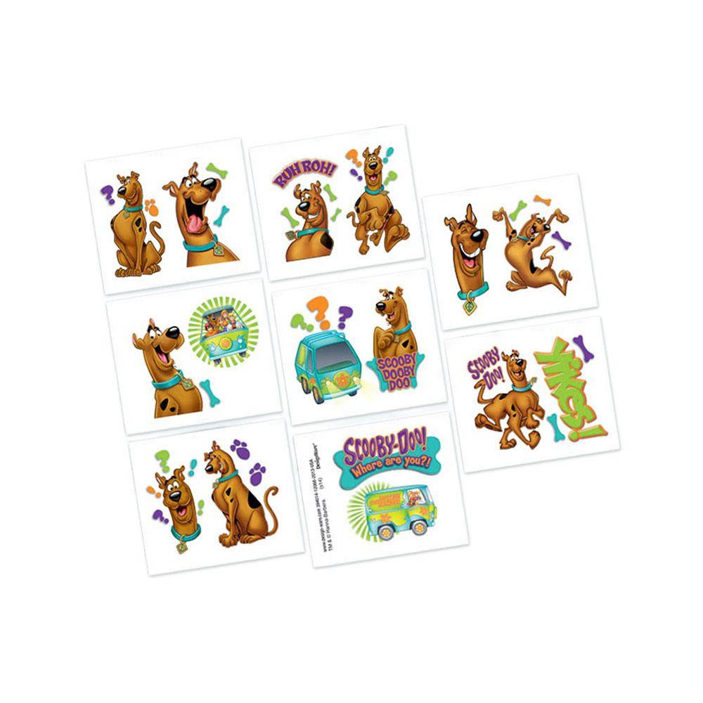 Scooby Doo Tattoo Favors (16 Pack)   Party Supplies