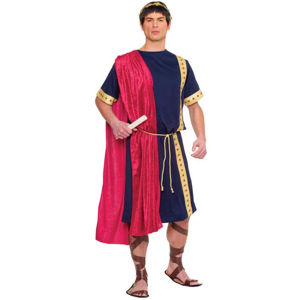 Plus Size Roman Senator Costume for Men