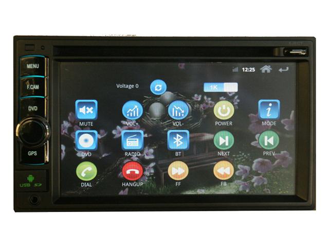 NISSAN TITAN 06 07 OEM REPLACEMENT IN DASH DOUBLE DIN LCD TOUCH SCREEN ANDROID 3G INTERNET CAPABLE CD/DVD PLAYER BLUETOOTH GPS NAVIGATION MULTIMEDIA RADIO