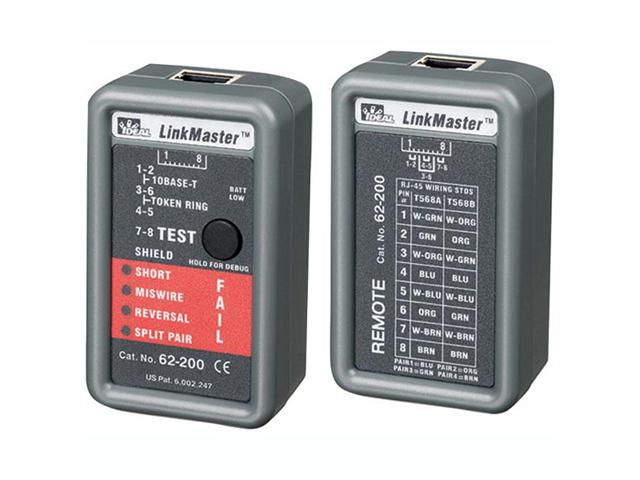 IDEAL 62 200 Ideal 62 200 linkmaster  ethernet tester