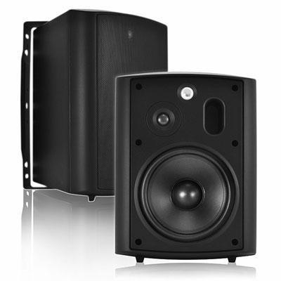 Polk Audio Atrium 4 Compact Indoor/Outdoor Speaker Black Pair