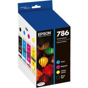Epson DURABrite Ultra 786 Ink Cartridge   Black, Cyan, Magenta, Yellow   Inkjet   Standard Yield   900 Page Black, 800 Page Cyan, 800 Page Magenta, 800 Page Yellow   4 / Pack   Ink Cartridges (Genuine Brands)