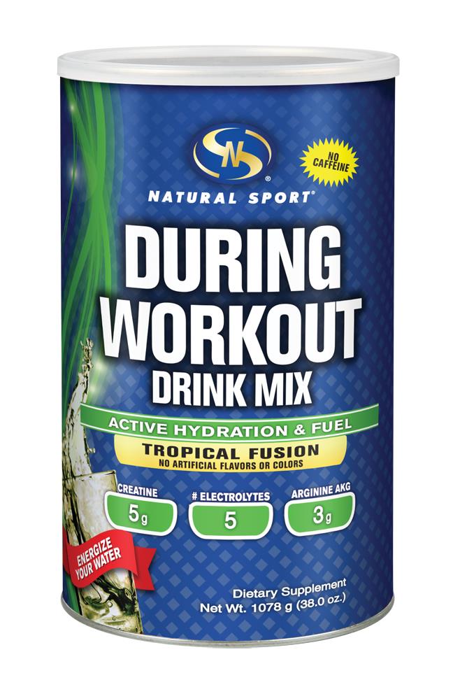 During Workout Drink Mix (Tropical Fusion)   Natural Sport   1,078 g   Powder