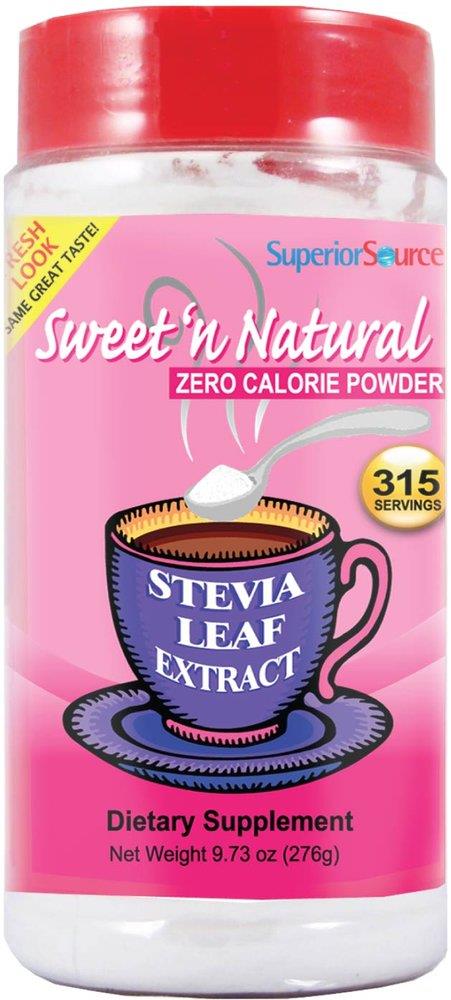 Sweet 'n Natural Stevia Powder (315 servings)   Superior Source   9.73 oz   Powder
