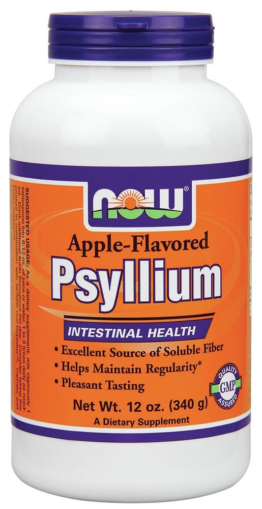 Apple Psyllium Fiber   12 oz (340 Grams) by NOW