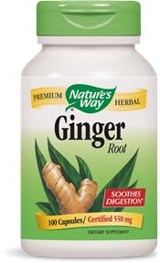 Ginger Root   Nature's Way   100   Capsule