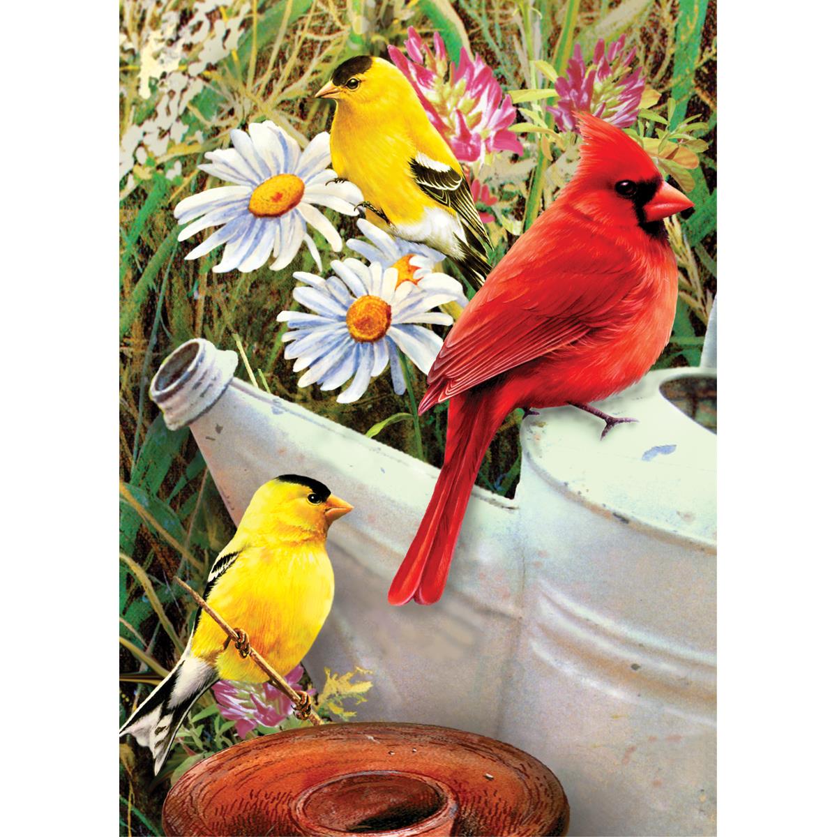 Mini Paint By Number Kit 5"X7" Garden Birds