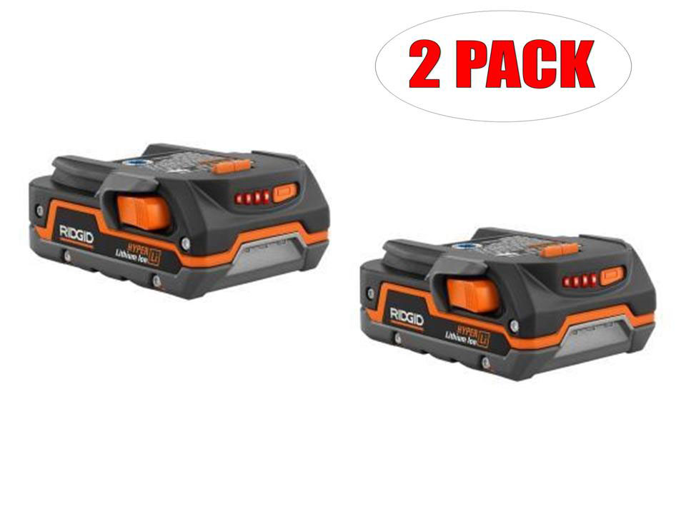 Ridgid AC840085 Hyper Lithium 1.5 Ah Compact Battery (2 PACK) # 130183001 2PK