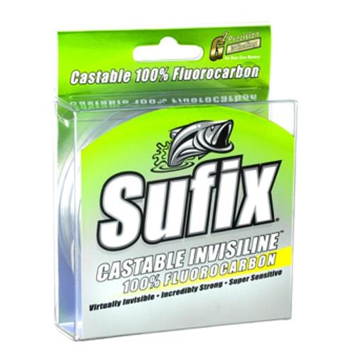 Sufix InvisiLine 100% Fluorocarbon Leader Line 6 lb 200 Yards 680 006C