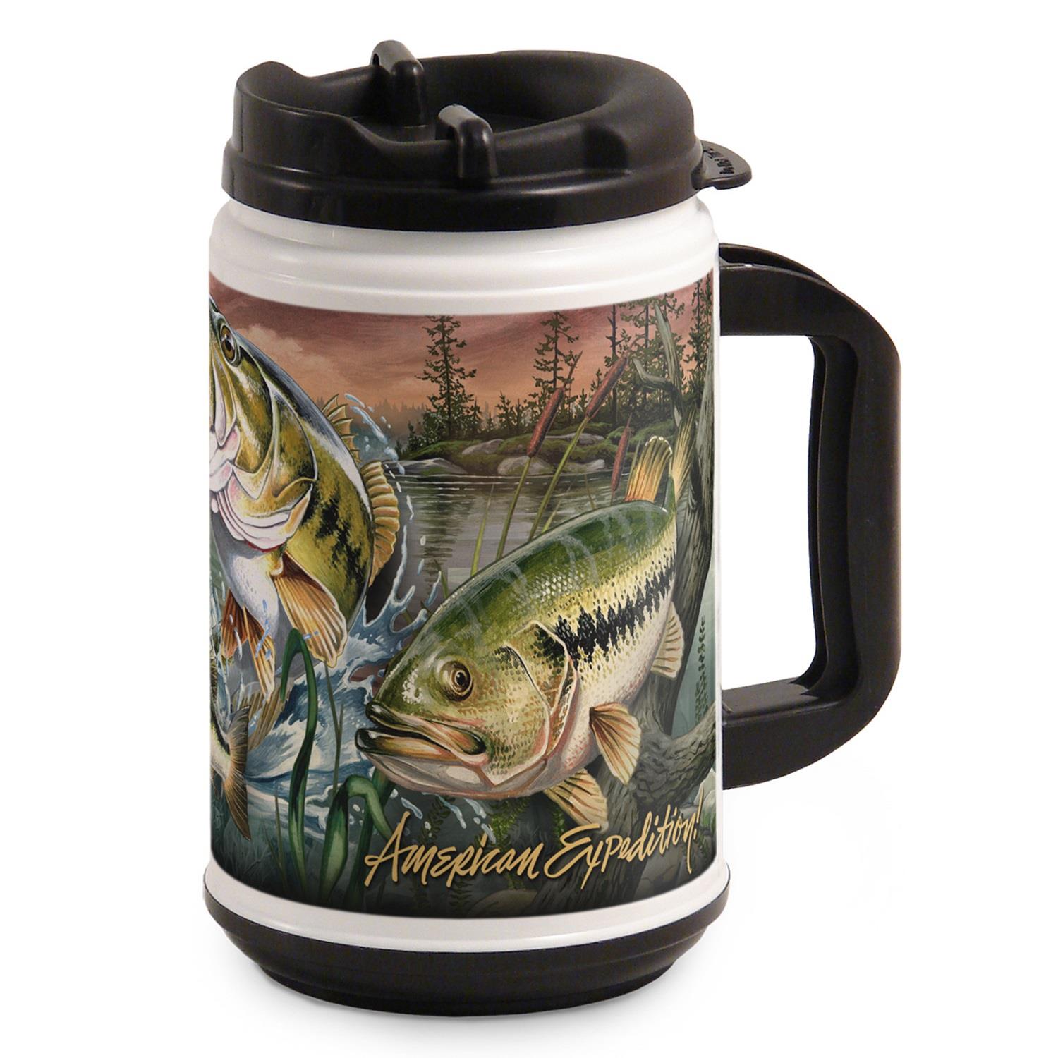 American Expedition 24oz Thermal Mug Largemouth Bass TM24 311