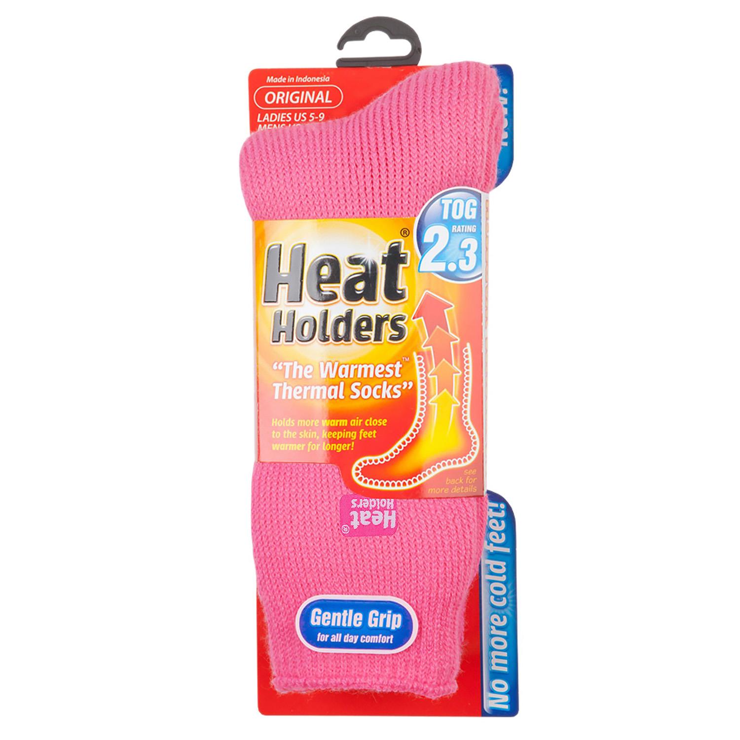 LHHORGPNK Heat Holders Women's Thermal Socks Pink