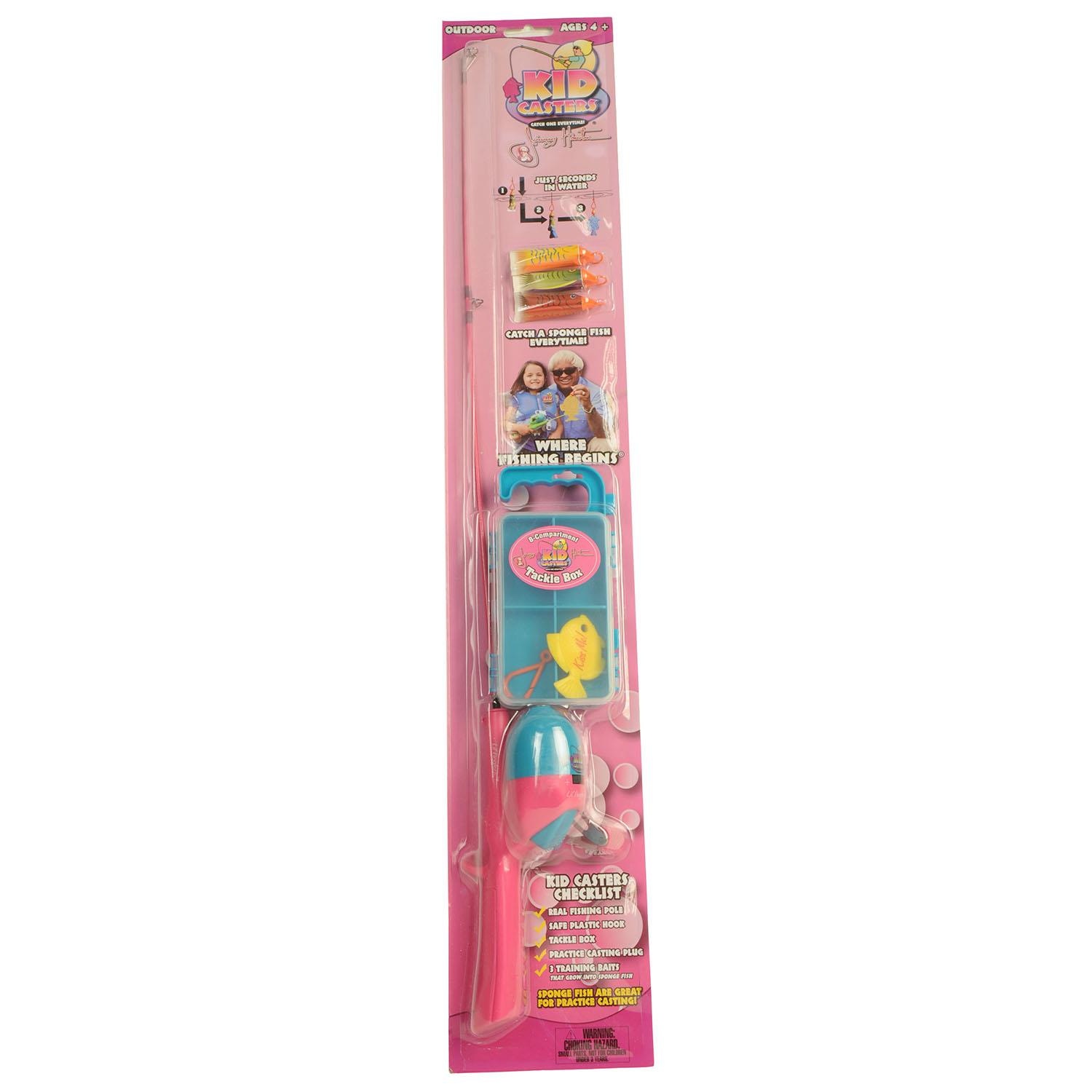 Lil Anglers KCDTG2352 Kid Casters Jimmy Houston Girl's Fishing Combo