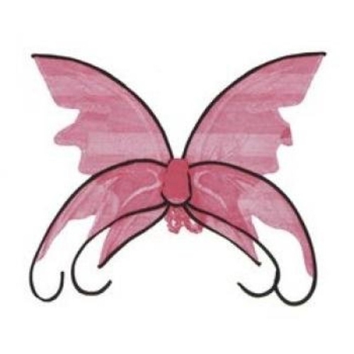 Wmu Wings Butterfly Pink With Black Trim