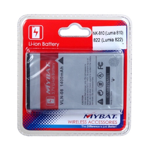 MYBAT Li ion Battery Compatible With NOKIA 822 (Lumia 822), 810 (Lumia 810)