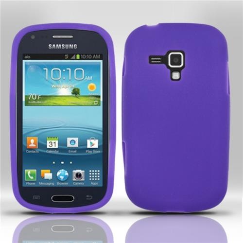 BJ For Samsung Galaxy AMP i407 (AIO) Silicone Case Cover 