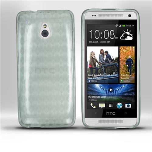 BJ For HTC One Mini TPU Gel Skin Case Cover   Smoke