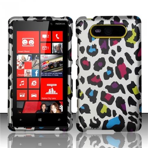 BJ For Nokia Lumia 820 Rubberized Hard Design Case Cover