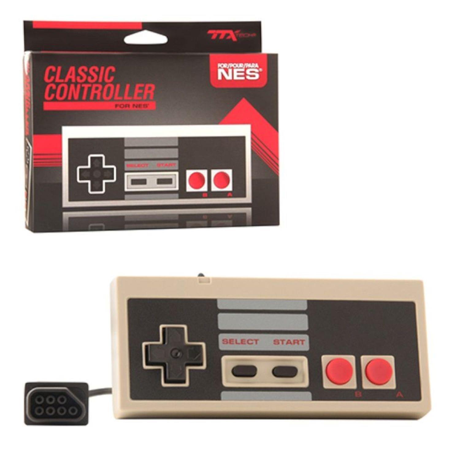 TTX Tech Wired 8 bit Controller For Nintendo Entertainment System