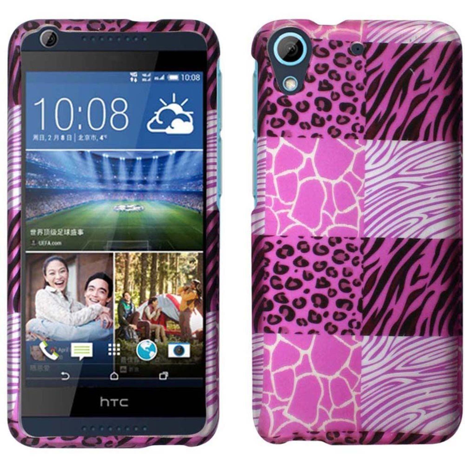 HTC Desire 626 / 626s Case, eForCity Aztec Rubberized Hard Snap in Case Cover For HTC Desire 626 / 626s, Green/White