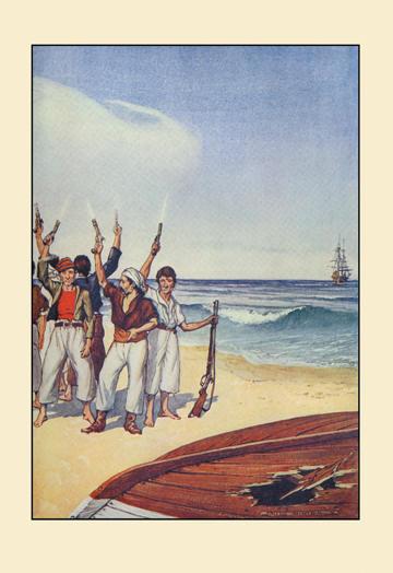 Robinson Crusoe: Then They Came?and Fired Small Arms. 20x30 poster
