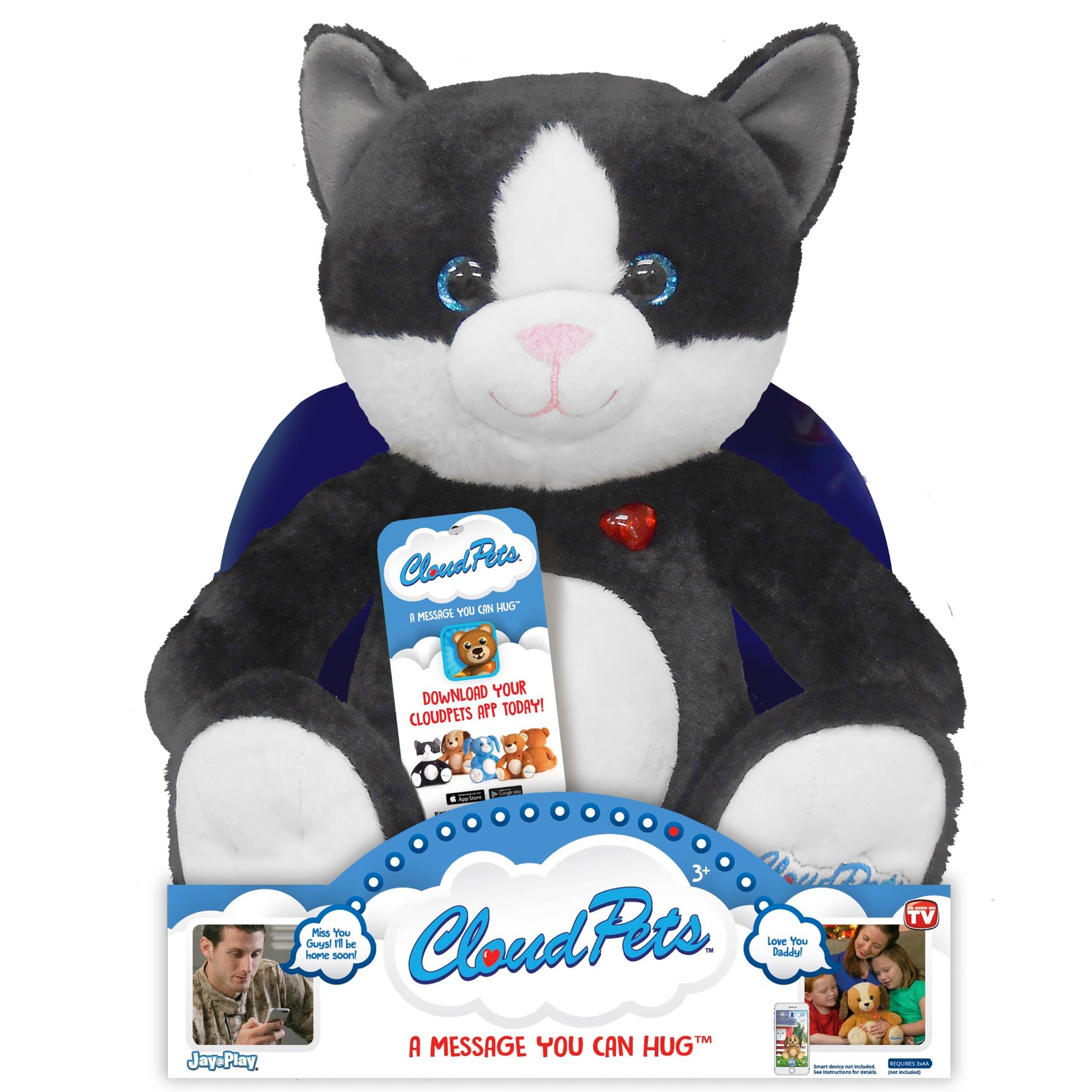 CloudPets 12in Talking Kitty Recordable Stuffed Animal