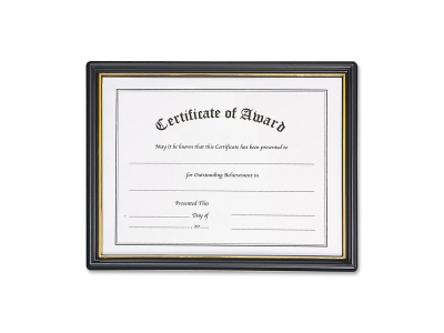 Framed Achievement/Appreciation Awards, Two Designs, Letter