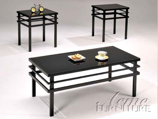 3pc Coffee  End Table Set by Acme