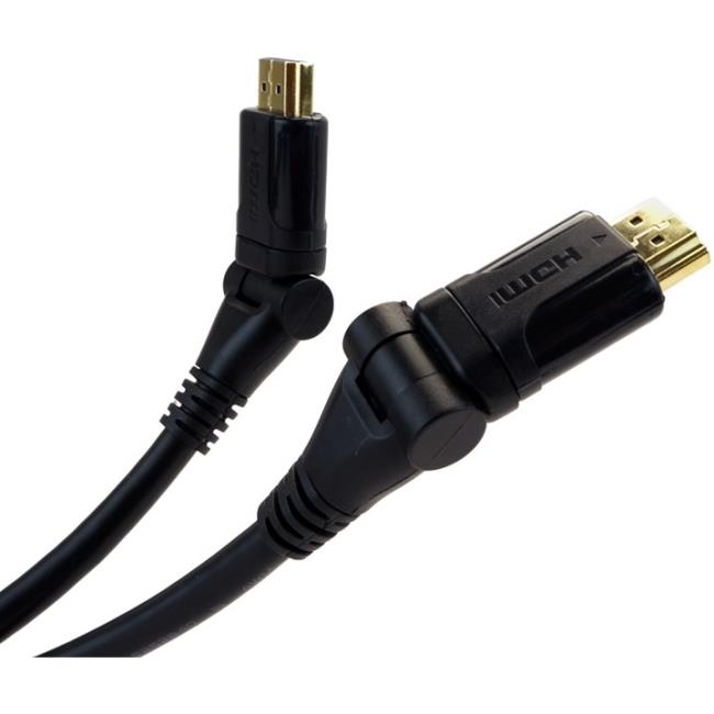VisionTek 900811 3 Feet Black HDMI Pivot Cable 3 ft (M/M) M M