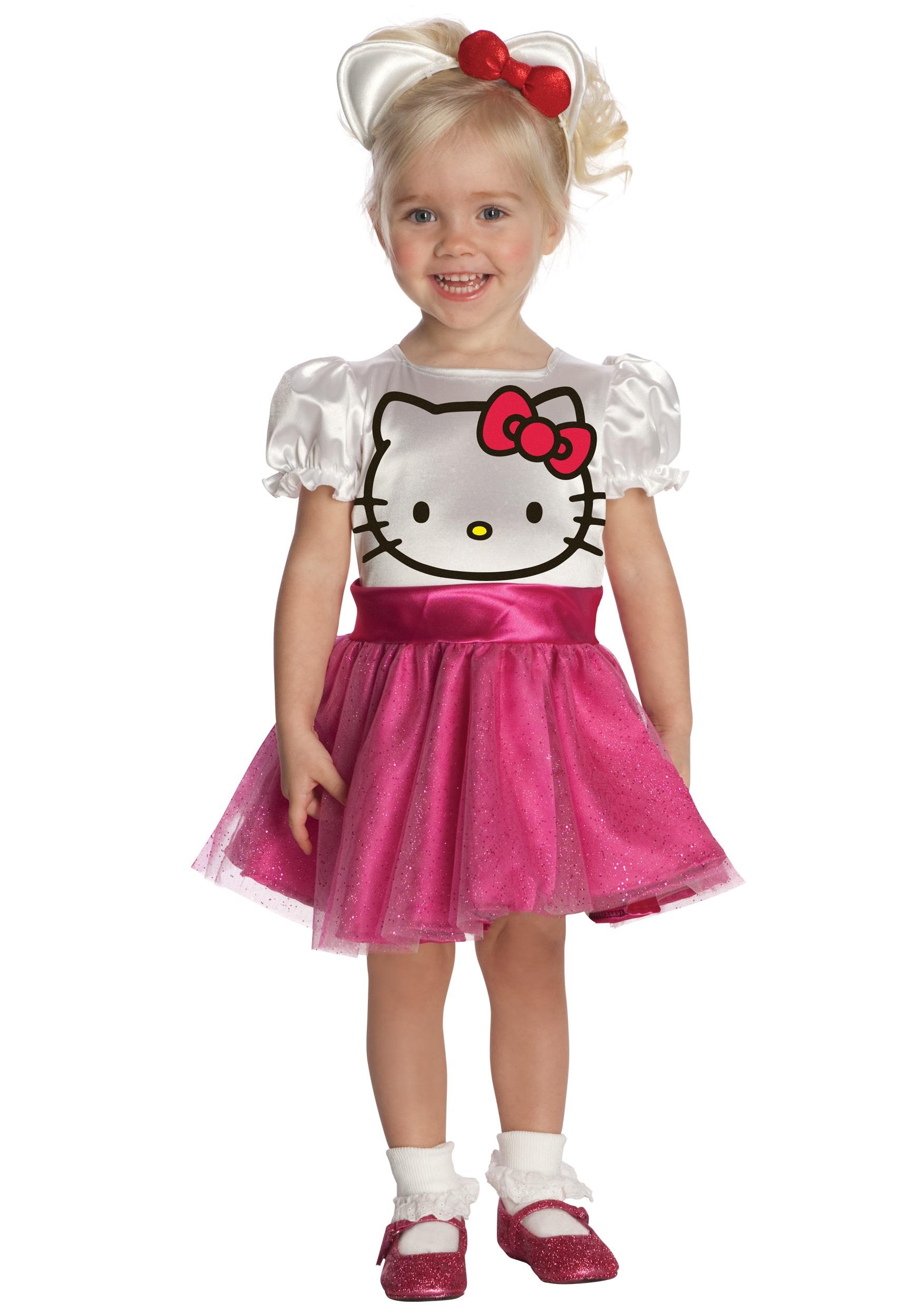 Hello Kitty Tutu Costume Dress Child Toddler 
