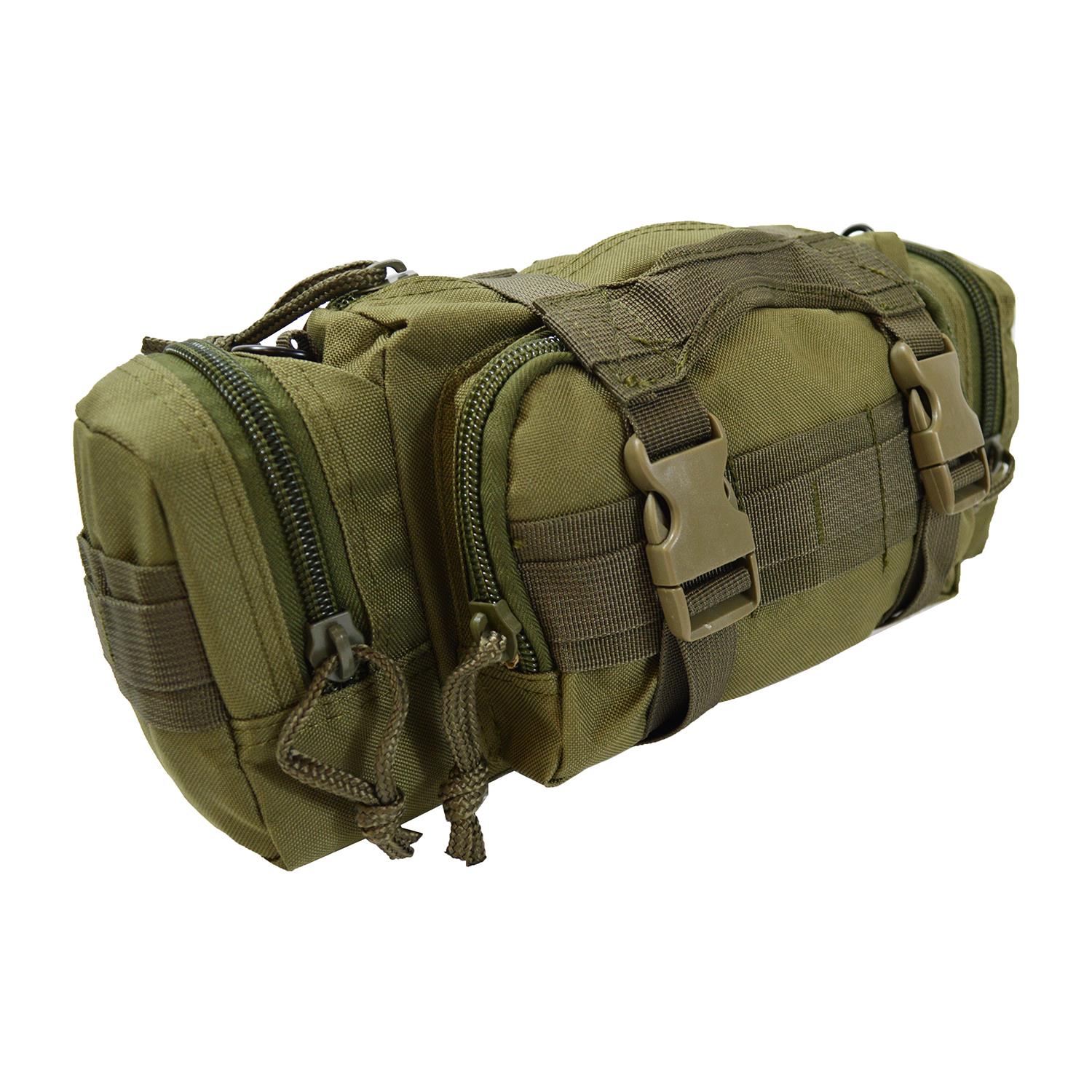 Every Day Carry TC15 Nylon Deployment Bag w/ Molle Straps   Black