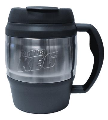 Sqwincher 52 Ounce Bubba Keg Mug Yields 52 Ounces Stainless / Black