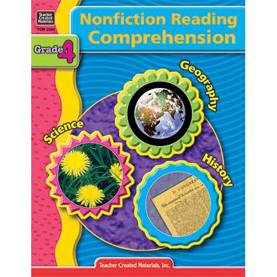 Teacher Created Resources Nonfiction Reading Comprehension Instructional Workbook   Grade 4