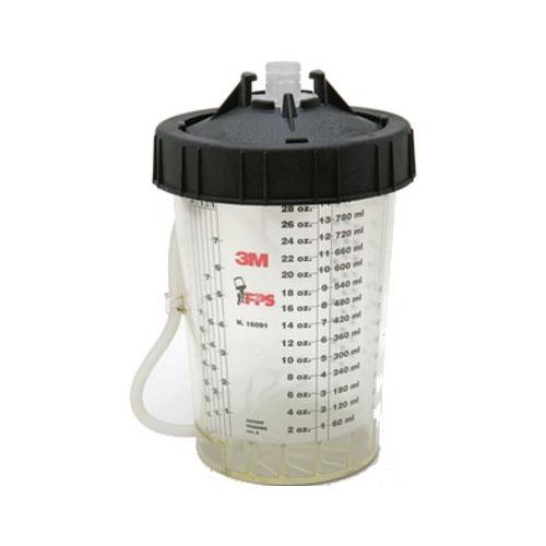 3M PPS Type H/O LARGE Pressure Cup for Paint Spray Gun 28 oz (828 mL) 16124