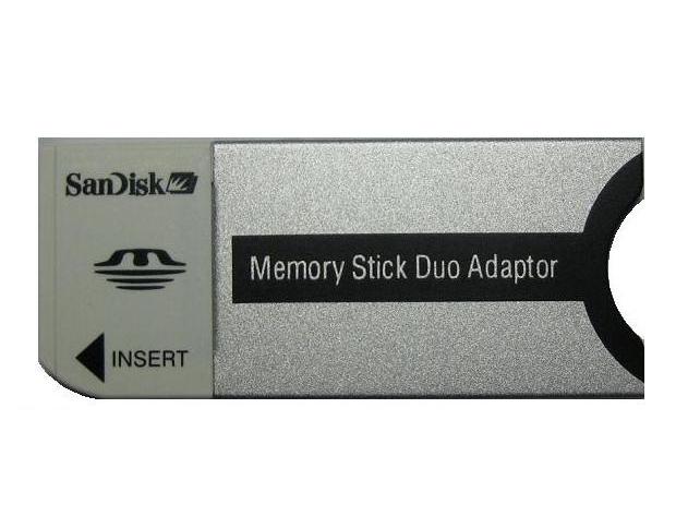 SanDisk M2 (Memory Stick Micro) to Pro Duo Adapter fits 4GB 8GB 16GB Memory Stick Pro Duo