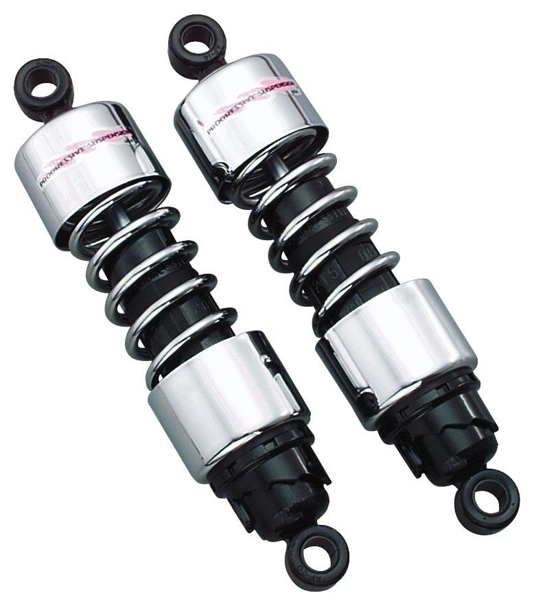 Progressive Suspension 412 Shocks 12.5" Chrome (412 4071C)