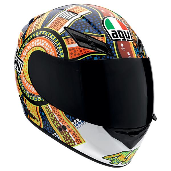 AGV K3 Rossi Dreamtime Helmet Blue/Orange SM