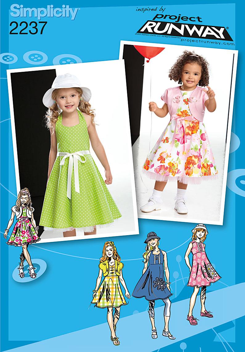 SIMPLICITY TODDLERS DRESSES 1/2 1 2 3