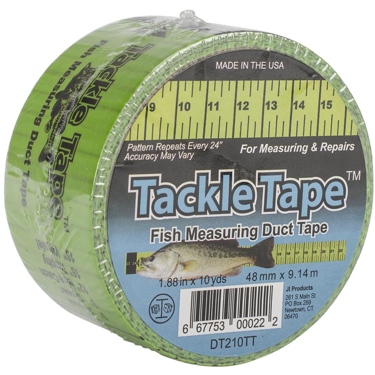 Duct Tape 2"X10yds Green & Black Tackle