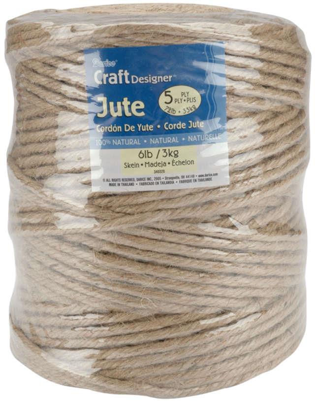 Craft Designer Jute 5 Ply 6lb 648 Feet Natural