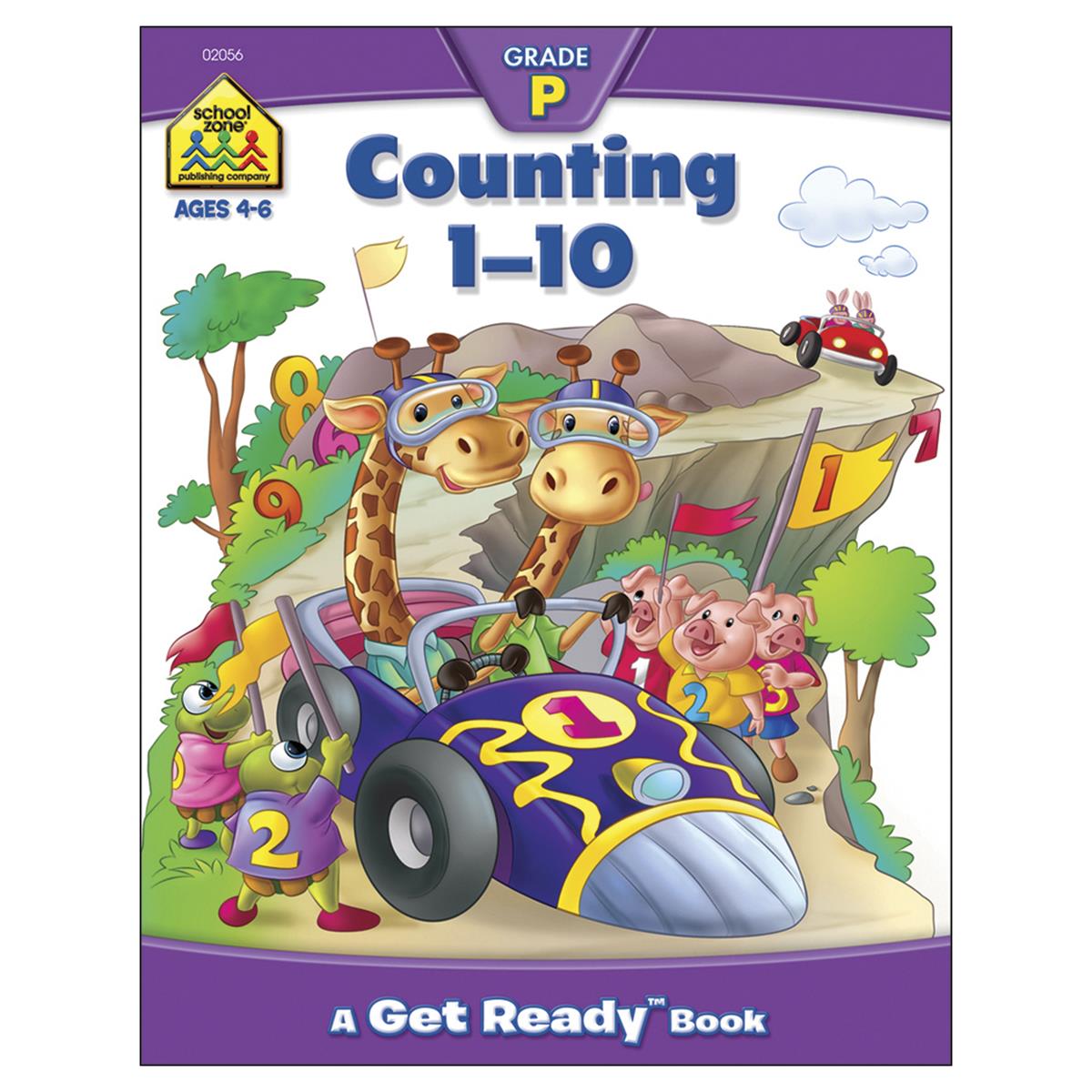 Preschool Workbooks 32 Pages Counting 1 10