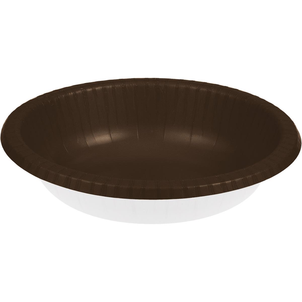 Paper Bowl 20Oz 20/Pkg Chocolate Brown