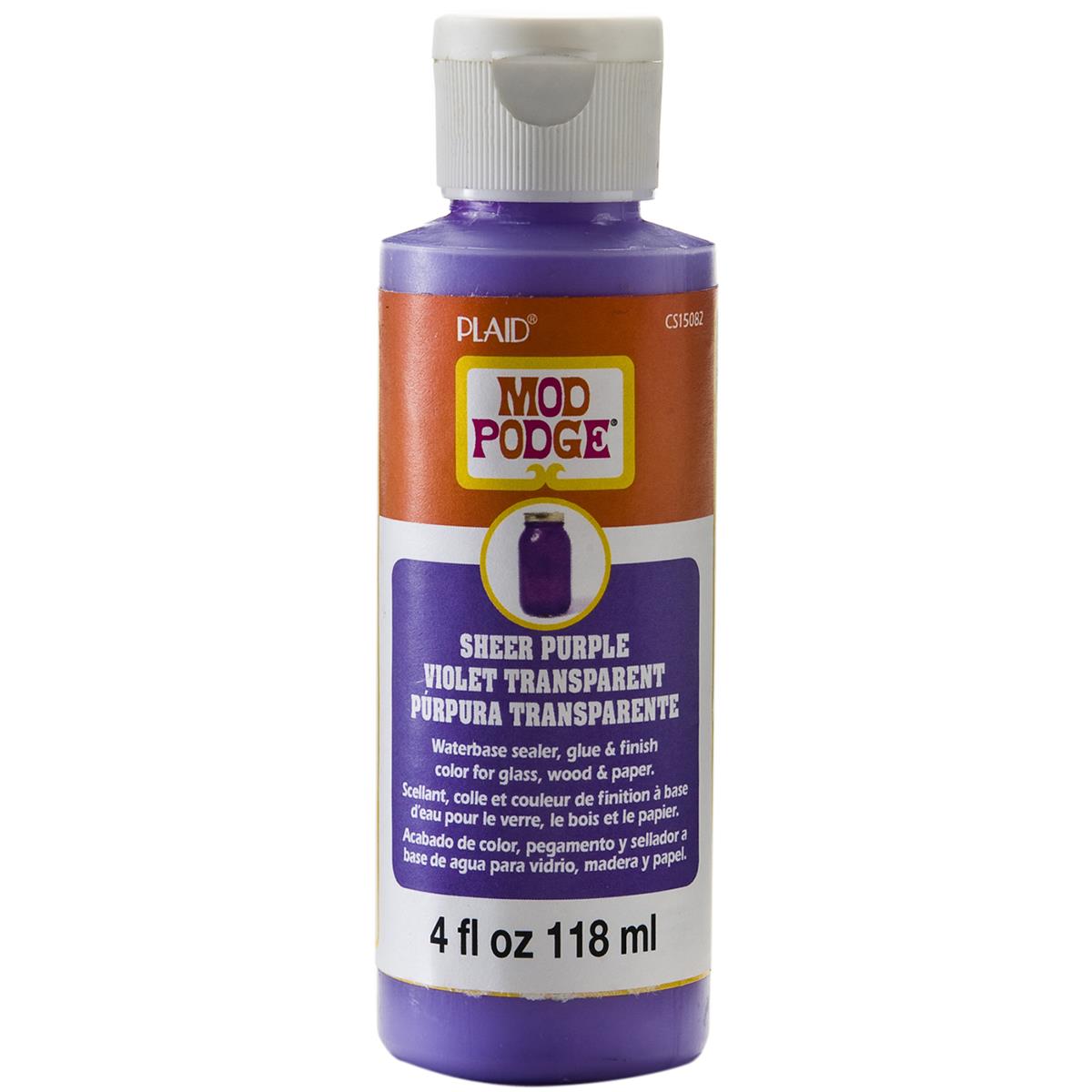 Mod Podge Sheer Color 4Oz Purple