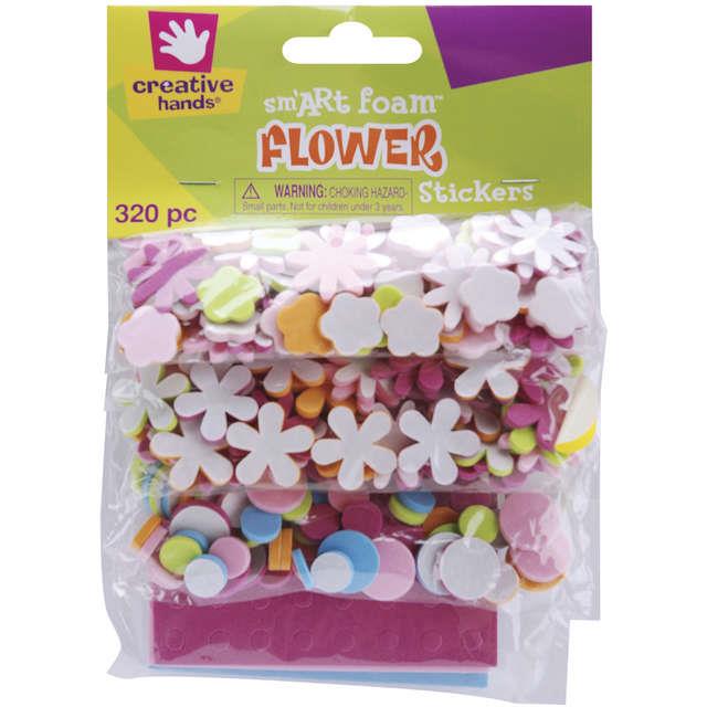 Foam Stickers 320/Pkg Mini Flowers