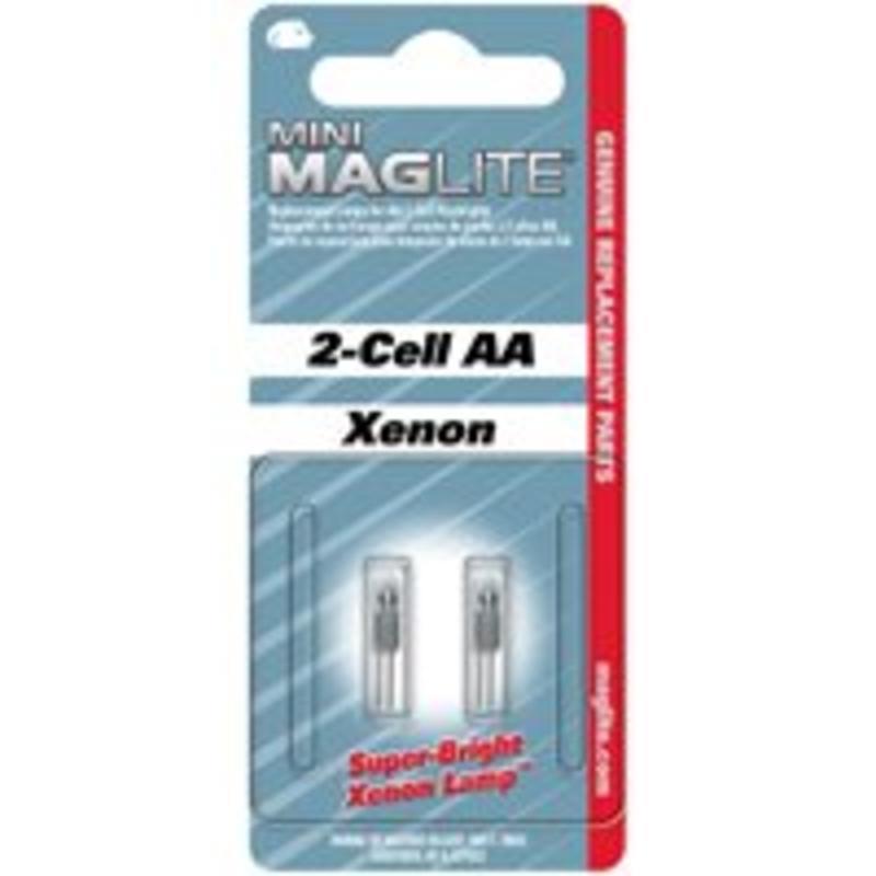 Mag 353301 Flashlight AA Mini Krypton Bulb   Pack of 2