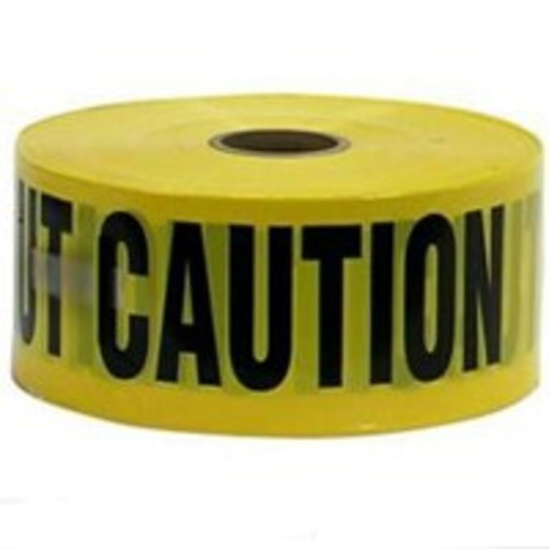 Ch Hanson Company 16000 Tape Caution 1000 Foot Vinyl Caution   Each