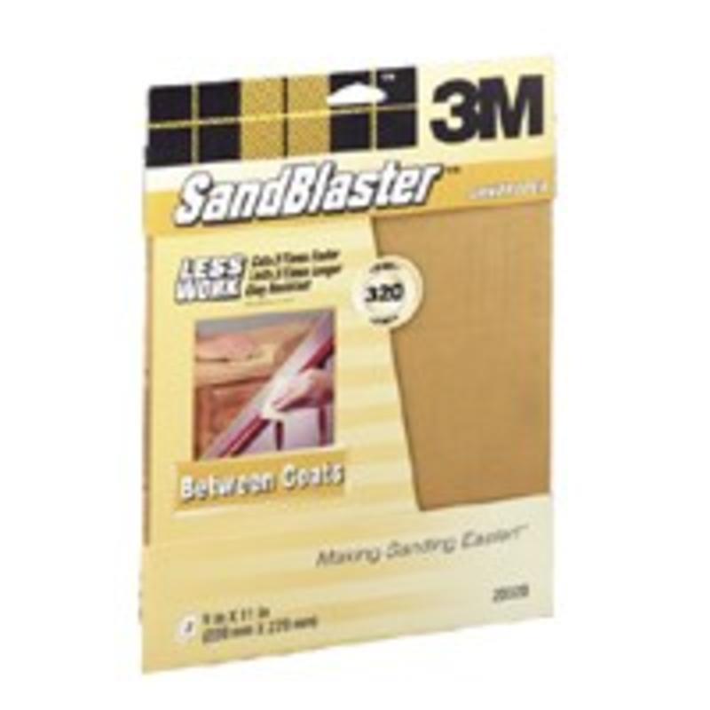 3M 20320 G Between Coats SandBlaster Sandpaper 320G SANDPAPER