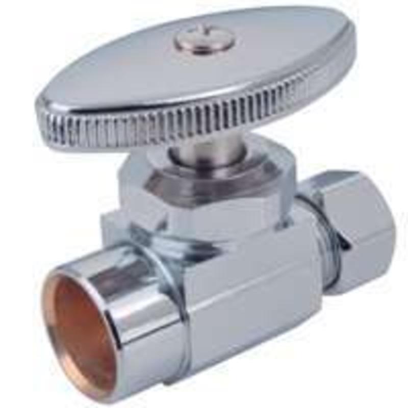 Worldwide Sourcing PMB 438 3L 1/2X3/8 Switch Strait Stop Valve Sweat X Compressi