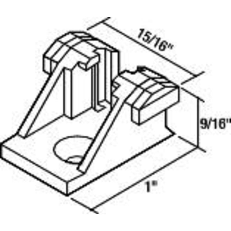 200/303 Series Lh Sash Guide Strybuc Misc Window Hardware 72 606