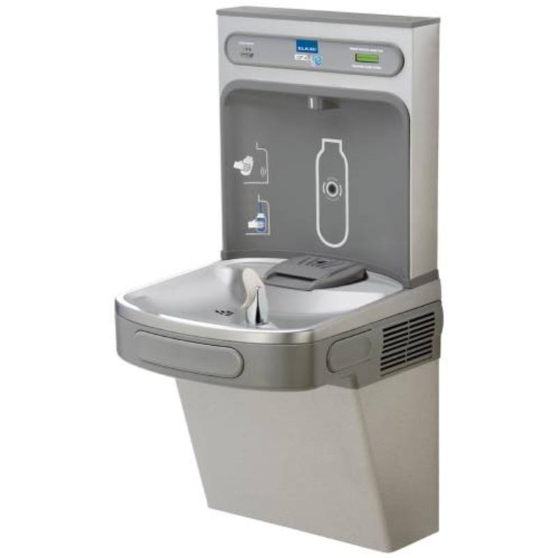 Elkay Bottle Filling Station And Water Cooler Light Gray Elkay Plastics Co. Inc.