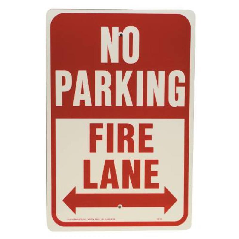 Alum No Pking Fire Lane Sign Hy Ko Products Misc Signs, Numbers, Letters HW 26 